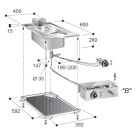 COMBISTEEL - Friteuse électrique 1x10 l profondeur 600 mm