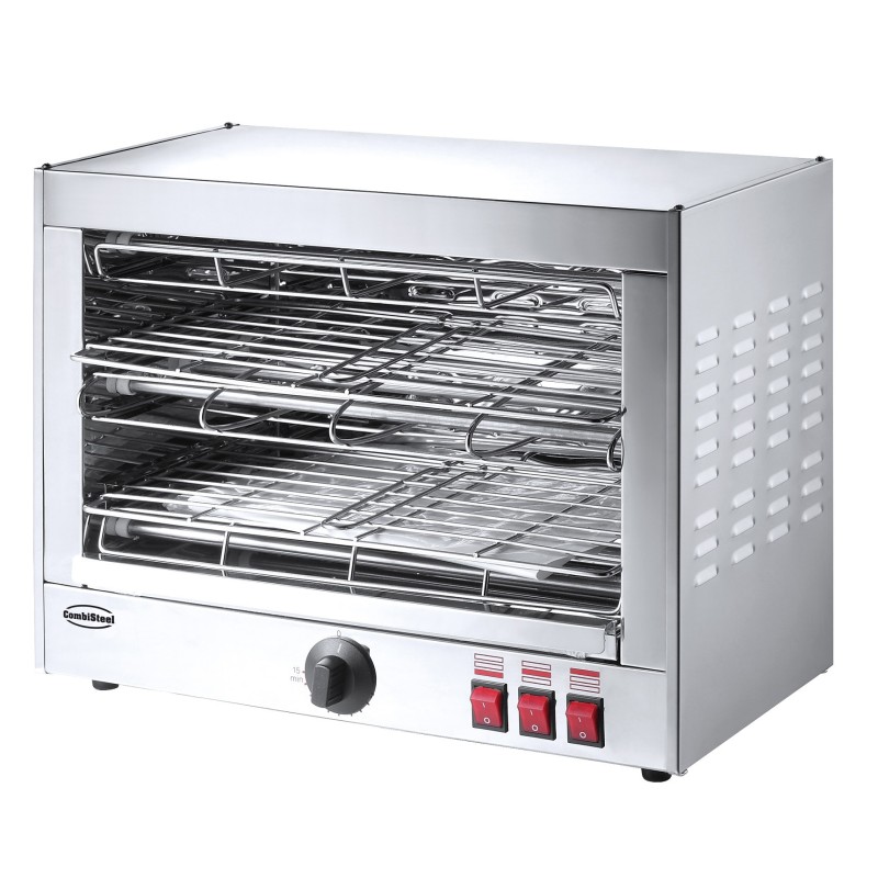 COMBISTEEL - Salamandre toaster 2 niveaux