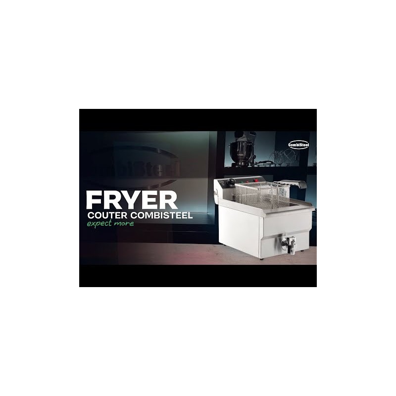 COMBISTEEL - Friteuse posable électrique 1x8 l