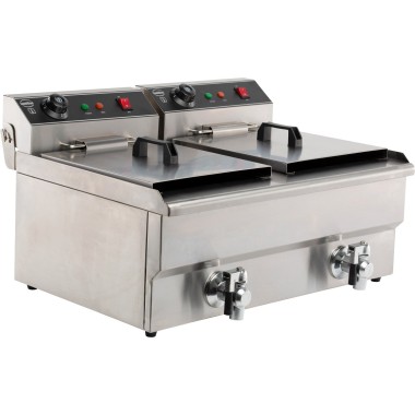 COMBISTEEL - Friteuse posable électrique 2x8 l