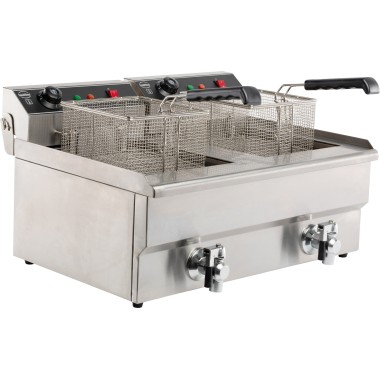 COMBISTEEL - Friteuse posable électrique 2x8 l