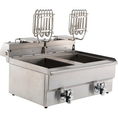 COMBISTEEL - Friteuse posable électrique 2x8 l
