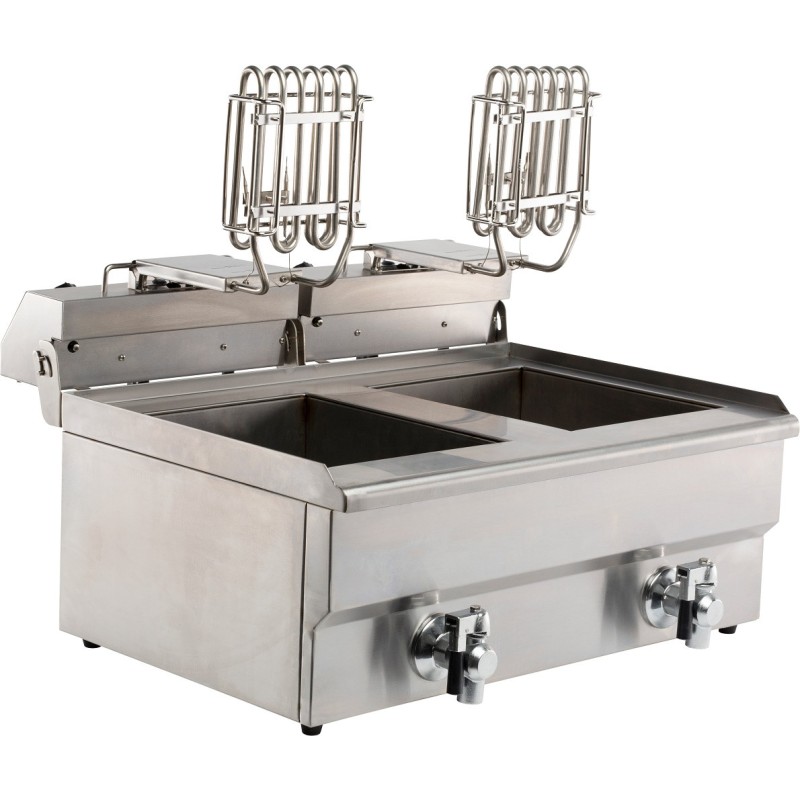 COMBISTEEL - Friteuse posable électrique 2x10 l