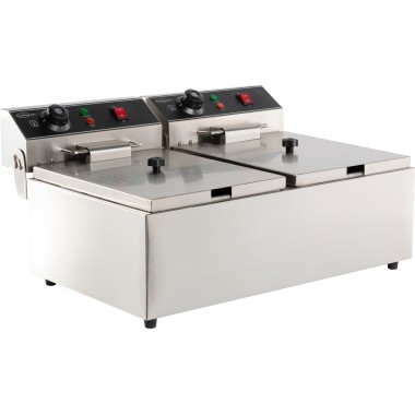 COMBISTEEL - Friteuse posable électrique 2x6 l