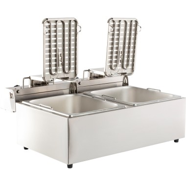 COMBISTEEL - Friteuse posable électrique 2x6 l