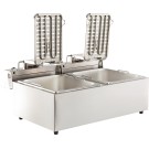 COMBISTEEL - Friteuse posable électrique 2x6 l