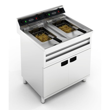 COMBISTEEL - Friteuse électrique 2x12l 2x9kw