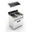 COMBISTEEL - Friteuse électrique 2x12l 2x9kw