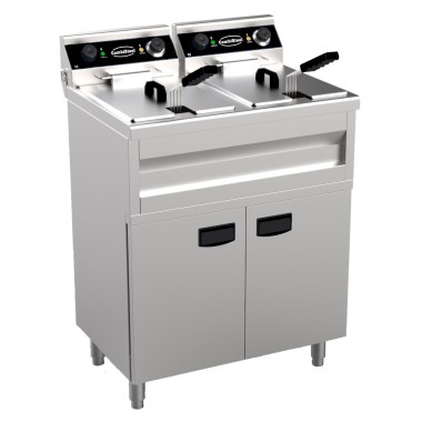COMBISTEEL - Friteuse électrique 2x9l