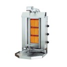 COMBISTEEL - Gyros grill à gaz moteur au-dessus 3 zones de chauffage
