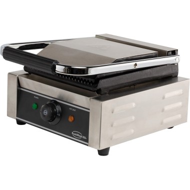 Grill de contact profondeur 410 mm plaque nervurée - Combisteel