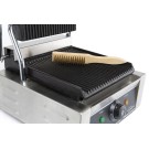 Grill de contact profondeur 410 mm plaque nervurée - Combisteel