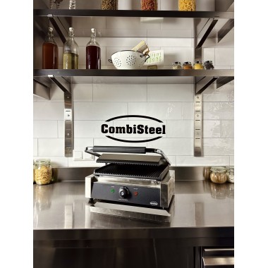 COMBISTEEL - Grill de contact panini profondeur 410 mm