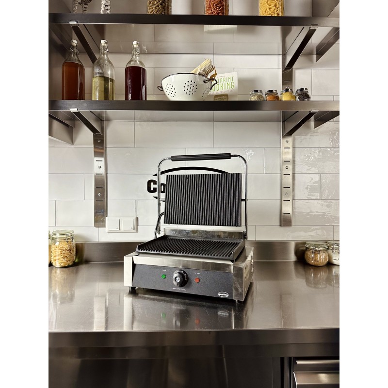 COMBISTEEL - Grill de contact panini profondeur 410 mm