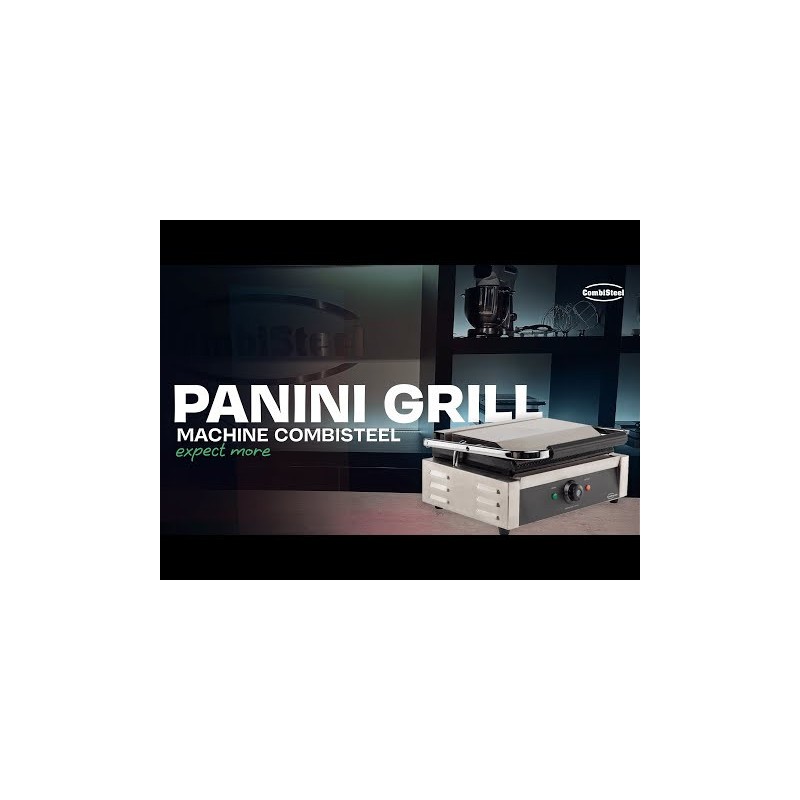 COMBISTEEL - Grill de contact panini profondeur 410 mm