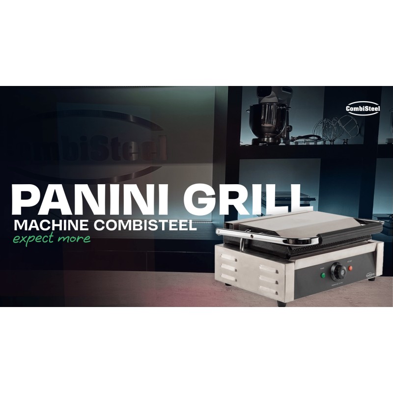 COMBISTEEL - Grill de contact panini profondeur 410 mm
