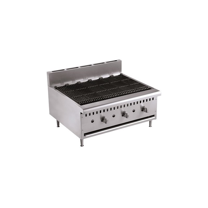 COMBISTEEL - Grill pierre lavique gaz