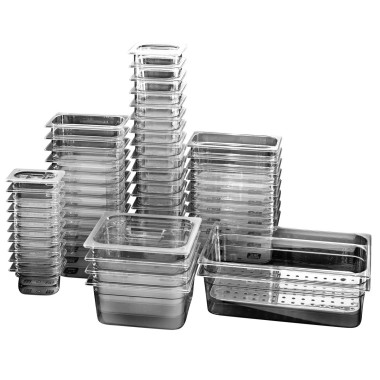 COMBISTEEL - Gn récipient polycarbonate 1/9gn 100 mm
