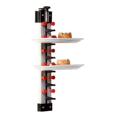 COMBISTEEL - Porte assiettes dressées murale 6