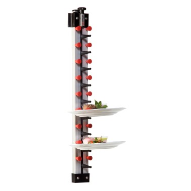 COMBISTEEL - Porte assiettes dressées murale 9