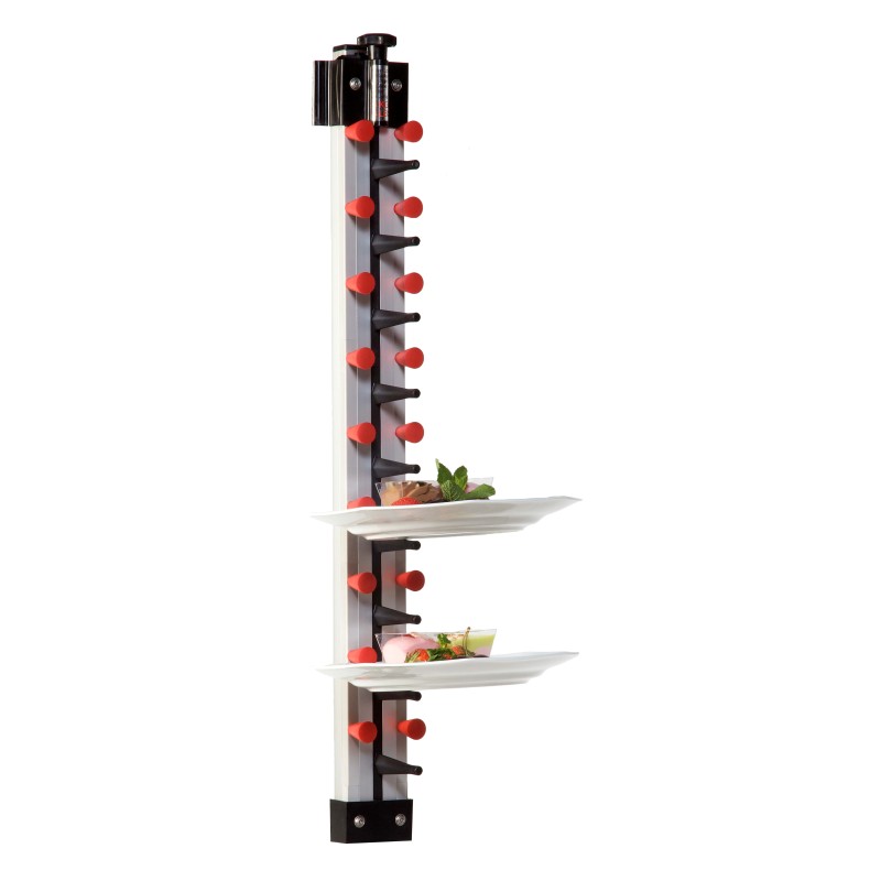 COMBISTEEL - Porte assiettes dressées murale 9