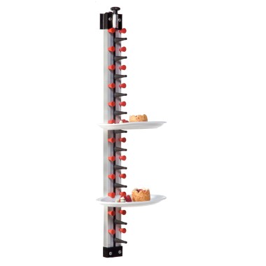 COMBISTEEL - Porte assiettes dressées murale 12
