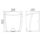 COMBISTEEL - Sèche-mains hd-15