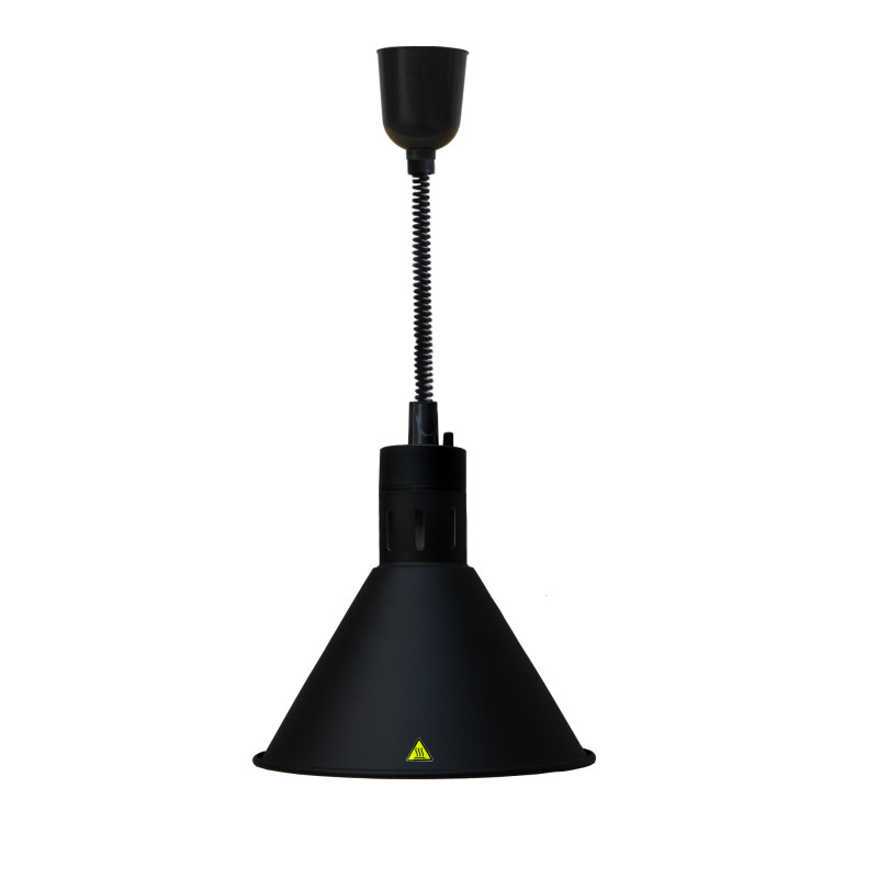 COMBISTEEL - Lampe chauffante noir diamètre 275 mm