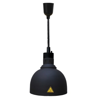 COMBISTEEL - Lampe chauffante noir diamètre 240 mm