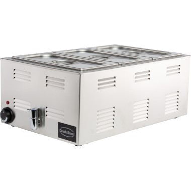 COMBISTEEL - Bain-marie avec robinet de vidange