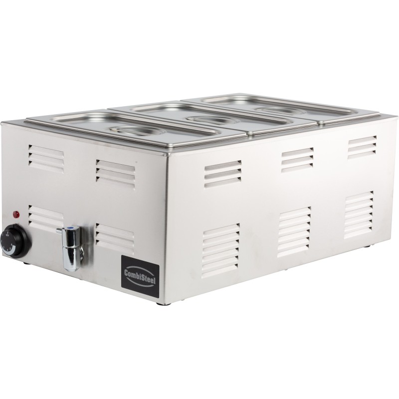 COMBISTEEL - Bain-marie avec robinet de vidange