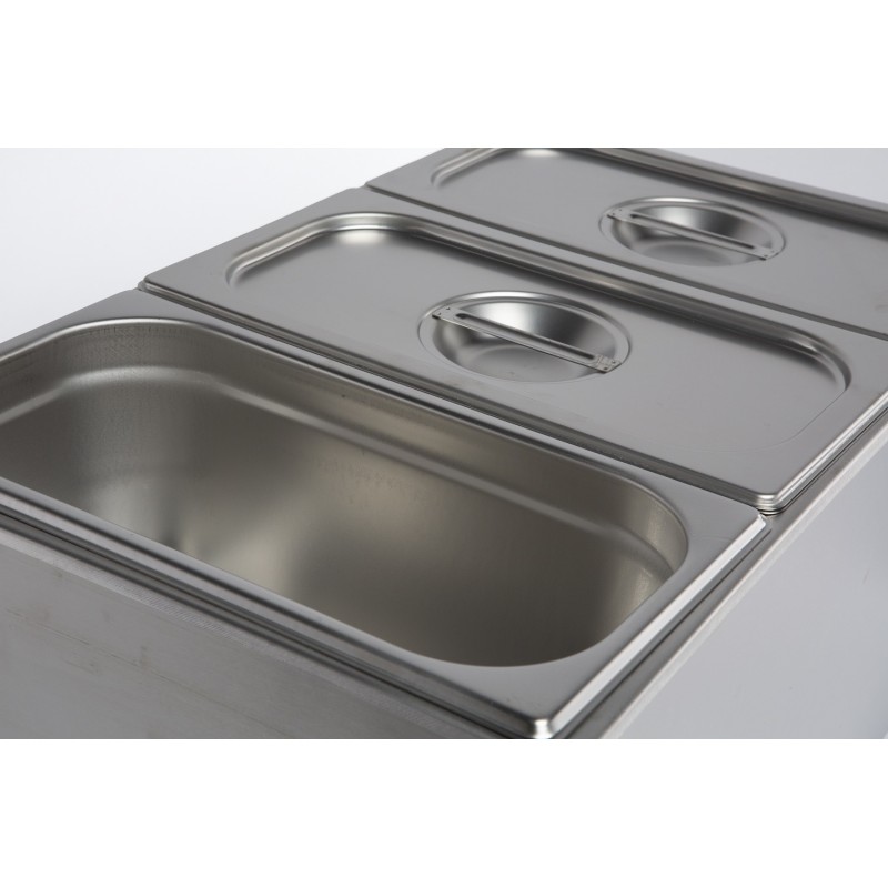 COMBISTEEL - Bain-marie avec robinet de vidange