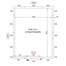 COMBISTEEL - Chambre froide positive/negative 2100x2700x2200