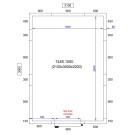 COMBISTEEL - Chambre froide positive/negative 2100x3000x2200