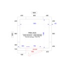 COMBISTEEL - Chambre froide positive/négative 1800x1800x2200 - 120 mm