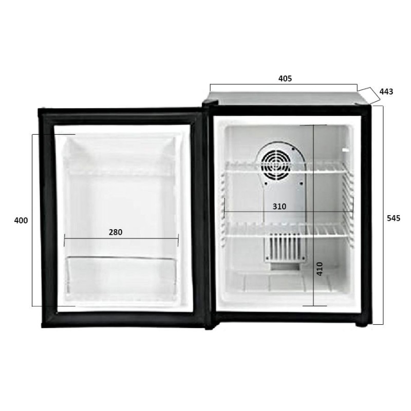 COMBISTEEL - Minibar 40l peltier system