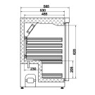 COMBISTEEL - Réfrigérateur blanc 1 porte