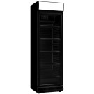 COMBISTEEL - Réfrigérateur 1 porte en verre noir