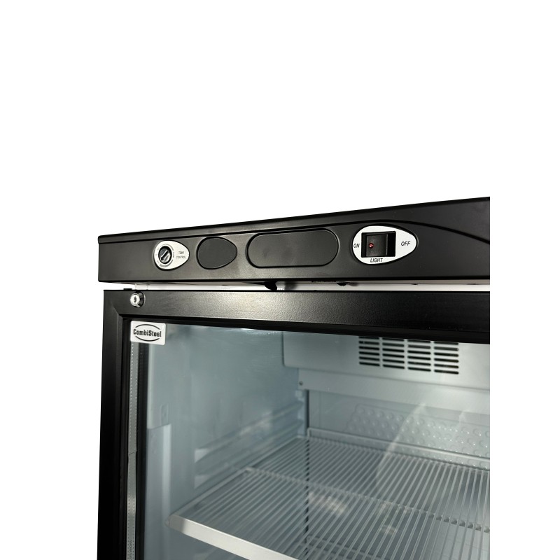 COMBISTEEL - Réfrigérateur 1 porte en verre 382 litres