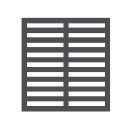 COMBISTEEL - Grille avec supports 2/1gn 2 portes monoblock