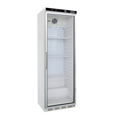 COMBISTEEL - Réfrigérateur 1 porte en verre largeur 600 mm