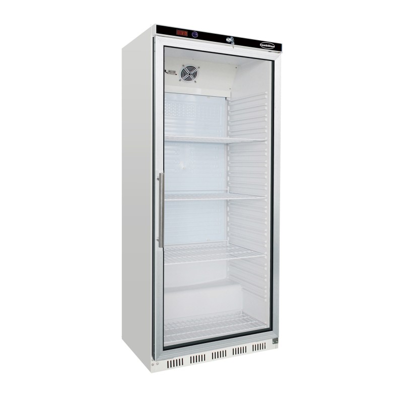 COMBISTEEL - Réfrigérateur 1 porte en verre largeur 777 mm