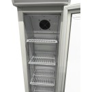 COMBISTEEL - Réfrigérateur porte en verre étroit