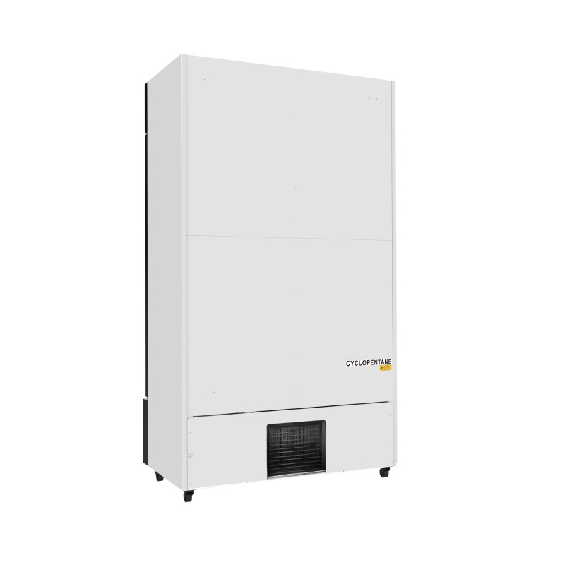COMBISTEEL - Réfrigérateur 2 portes en verre 670 litres