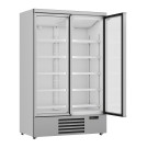 COMBISTEEL - Réfrigérateur 2 portes en verre 1000 litres