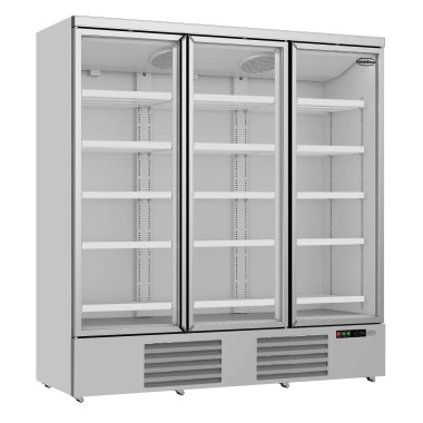 COMBISTEEL - Réfrigérateur 1530 l 3 portes en verre