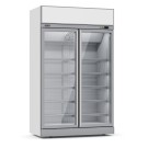 COMBISTEEL - Réfrigérateur 2 portes en verre 1000 l