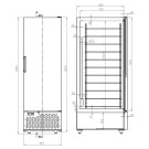 COMBISTEEL - Armoire frigo conservation crème glacé
