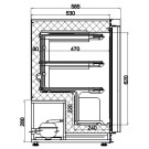 COMBISTEEL - Congélateur blanc 1 porte