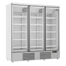 COMBISTEEL - Congélateur 3 portes en verre 1450 l